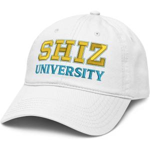 imageWicked Shiz University Adjustable Puff Embroidered Baseball HatWhite