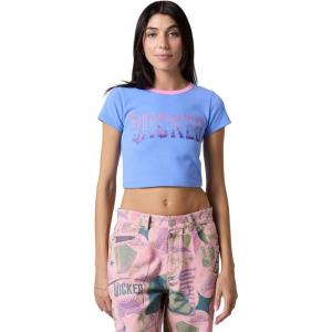 imageWomens Glinda Wicked Logo Baby TeePurple