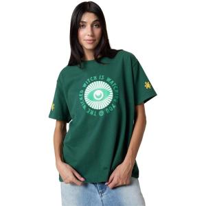 imageWomens The Witch is Watching Oversized TeeGreen