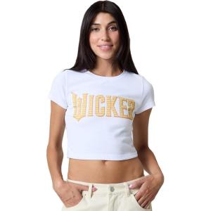 imageWomens Wicked Brick Road Logo Baby TeeWhite