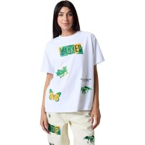 imageWomens Wicked Collage Oversized TeeWhite