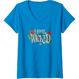imageWomens Wicked For Good I Feel Wicked VNeck TShirtSapphire Blue