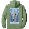 imageWicked For Good A Man Made of Tin Front ampamp Back Pullover HoodieSage Green