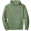 imageWicked For Good A Man Made of Tin Front ampamp Back Pullover HoodieSage Green