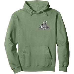 imageWicked For Good A Man Made of Tin Front ampamp Back Pullover HoodieSage Green