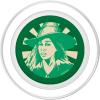 imageWicked For Good Green Girl Power PopSockets Adhesive PopGripMagnetic PopGrip