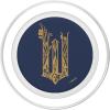 imageWicked For Good Ozian Gold Logo Front And Back PopSockets Adhesive PopGripMagnetic PopGrip