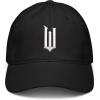 imageWicked Movie White W Logo Black Adjustable Puff Embroidered Baseball HatBlack