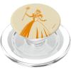 imageWicked For Good Glinda Gold Silhouette Front And Back PopSockets Adhesive PopGripMagnetic PopGrip