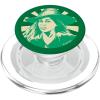 imageWicked For Good Green Girl Power PopSockets Adhesive PopGripMagnetic PopGrip