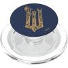 imageWicked For Good Ozian Gold Logo Front And Back PopSockets Adhesive PopGripMagnetic PopGrip