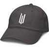 imageWicked Movie White W Logo Black Adjustable Puff Embroidered Baseball HatAsphalt Grey