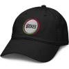 imageWicked Pink And Green Circle Logo Black Adjustable Baseball HatBlack