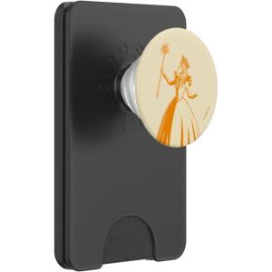 imageWicked For Good Glinda Gold Silhouette Front And Back PopSockets Adhesive PopGripMagnetic PopWallet