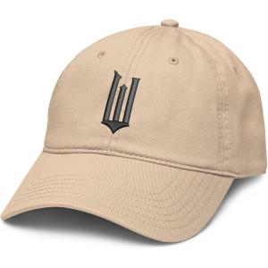 imageWicked Movie Black W Logo White Adjustable Puff Embroidered Baseball HatStone