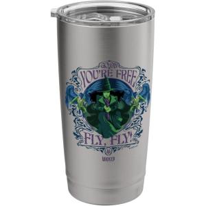 imageWicked For Good Elphaba Youre Free Fly Stainless Steel Insulated TumblerBrushed Steel