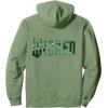 imageWicked For Good Torn Green Logo Front And Back Pullover HoodieSage Green