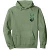imageWicked For Good Torn Green Logo Front And Back Pullover HoodieSage Green