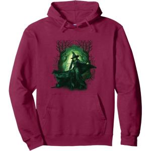 imageWicked For Good Elphaba Twirl in the Forest Pullover HoodieBurgundy