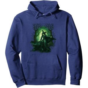 imageWicked For Good Elphaba Twirl in the Forest Pullover HoodieNavy Blue