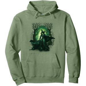 imageWicked For Good Elphaba Twirl in the Forest Pullover HoodieSage Green