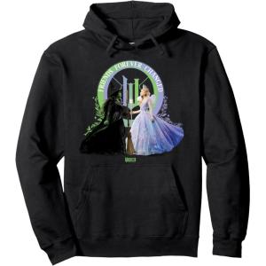 imageWicked For Good Glinda and Elphaba Friends Forever Changed Pullover HoodieBlack