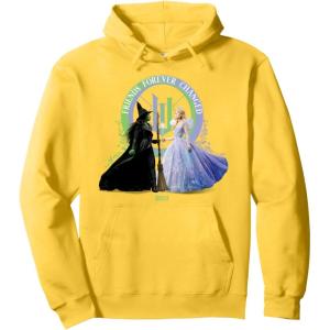 imageWicked For Good Glinda and Elphaba Friends Forever Changed Pullover HoodieLemon Yellow