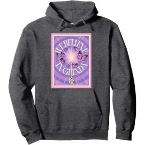 imageWicked For Good Glindas Magic Spark Pullover HoodieDark Heather Grey
