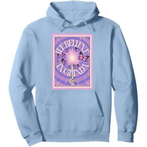 imageWicked For Good Glindas Magic Spark Pullover HoodieDusty Blue