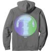 imageWicked For Good Face to Face Front ampamp Back Pullover HoodieAsphalt Grey