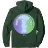 imageWicked For Good Face to Face Front ampamp Back Pullover HoodieDark Green