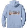 imageWicked For Good Forest Logo Front And Back Pullover HoodieDusty Blue