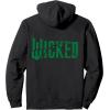 imageWicked For Good Fractured Green Logo Pullover HoodieBlack