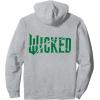 imageWicked For Good Fractured Green Logo Pullover HoodieHeather Grey