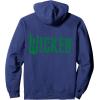 imageWicked For Good Fractured Green Logo Pullover HoodieNavy Blue