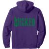 imageWicked For Good Fractured Green Logo Pullover HoodiePurple
