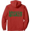 imageWicked For Good Fractured Green Logo Pullover HoodieRed