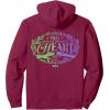 imageWicked For Good Two Halves of the Whole Heart Front ampamp Back Pullover HoodieBurgundy
