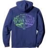 imageWicked For Good Two Halves of the Whole Heart Front ampamp Back Pullover HoodieNavy Blue