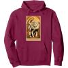 imageWicked For Good A Very Nervous Lion Pullover HoodieBurgundy