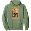 imageWicked For Good A Very Nervous Lion Pullover HoodieSage Green