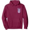imageWicked For Good Bubble Shimmer Logo Front And Back Pullover HoodieBurgundy