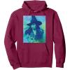 imageWicked For Good Elphaba Close Up Florals Pullover HoodieBurgundy