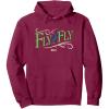 imageWicked For Good Fly Fly Pullover HoodieBurgundy