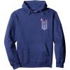 imageWicked For Good Glinda Elegant Logo Front And Back Pullover HoodieNavy Blue