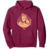 imageWicked For Good Glinda Golden Glow Pullover HoodieBurgundy