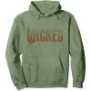 imageWicked For Good Ozian Forest Textured Logo Pullover HoodieSage Green