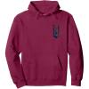 imageWicked For Good Ozian Pattern Logo Front And Back Pullover HoodieBurgundy