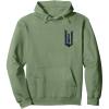 imageWicked For Good Ozian Pattern Logo Front And Back Pullover HoodieSage Green
