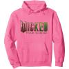 imageWicked For Good Pink To Green Logo Pullover HoodieBright Pink